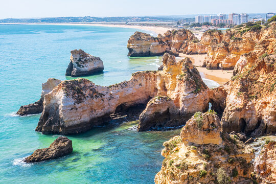 View from the heights near Portim&atilde;o in the Algarve - Portugal