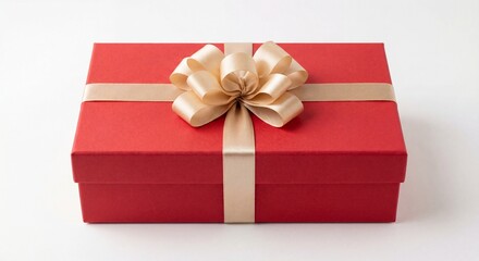 Obraz premium Red gift box