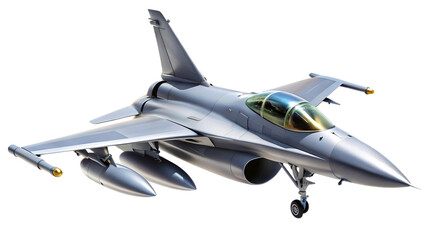 Sleek Gray Fighter Jet With