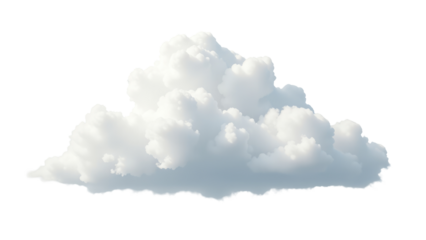 A plane flying through clouds, informative and straightforward description