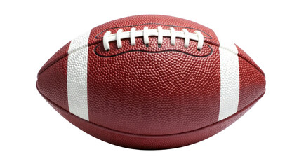 Fototapeta premium A close-up shot of a football on a white background