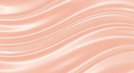 Abstract peach and cream wavy background for digital design projects