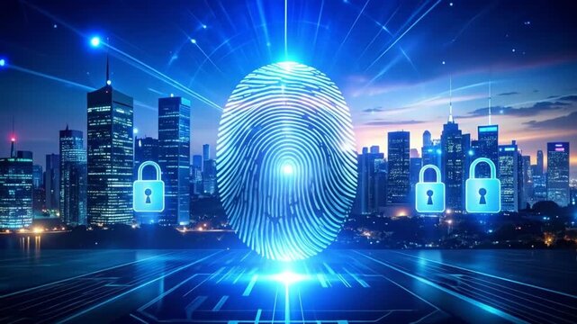 Digital fingerprint security for urban systems protection and access verification - Powered by Adobe