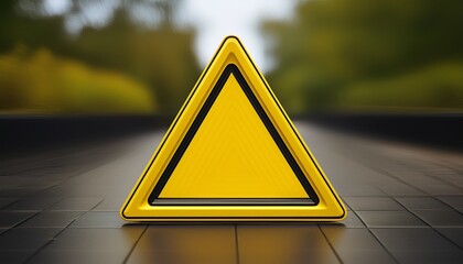yellow triangle warning sign