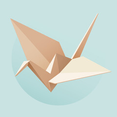 paper origami crane