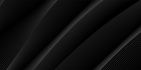 Premium background design with diagonal line pattern in black colour. Digital vector horizontal template for lux business banner, formal invitation, luxury voucher, prestigious gift certificate