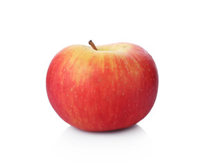 One fresh ripe apple isolated on white