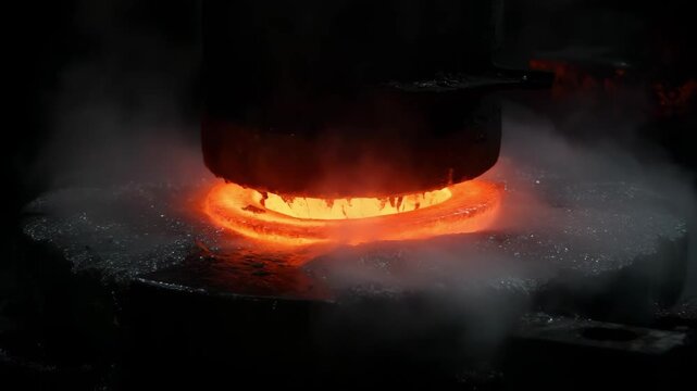 Hybrid cooling system in a medium shot combining water and air methods to maximize heat extraction and improve overall casting cycle times with innovative design.