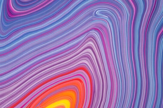 Abstract Fluid Art with Vibrant Colors - Dynamic Flow and Motion