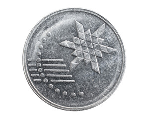 Malaysia ten sen coin on a white isolated background © Krzysztof Bubel