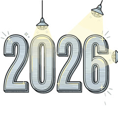 Brushed aluminum texture 2026 with industrial lighting