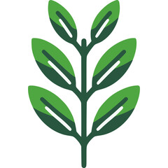 Olive Branch Vector Icon