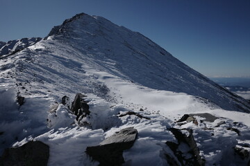 寒い雪山