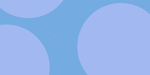 Shiny blue abstract background with 3D spheres and curved shapes