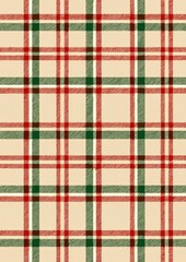 Festive plaid pattern wallpaper