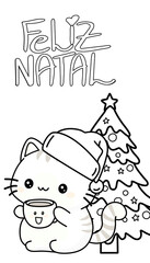 Cute Holiday Animals Clipart | Animais Fofos de Natal PNG