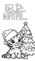 Cute Holiday Animals Clipart | Animais Fofos de Natal PNG