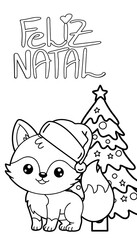 Cute Holiday Animals Clipart | Animais Fofos de Natal PNG