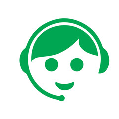 Customer Service Headset Icon