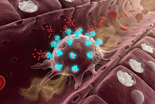 Kupffer cell TLR4 activation by gut-derived LPS in hepatic sinusoid