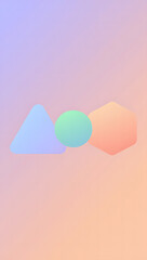 abstract background with colorful clouds