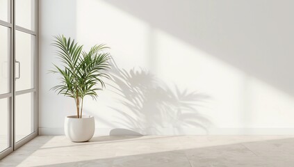 Large luxury modern bright interiors Living room mockup illustration