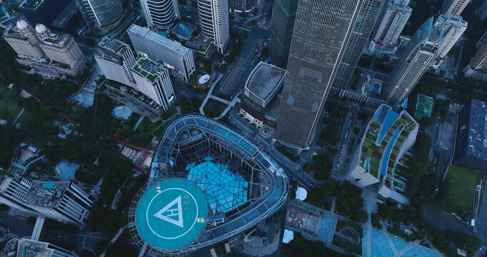 Aerial view of landscape in Guangzhou city, ChinaAerial view of landscape in Guangzhou city, China