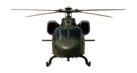 Extended-body helicopter with large exhaust deflectors.