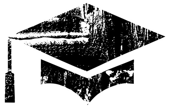 Graduation Cap Illustrates Achievement in Higher Education