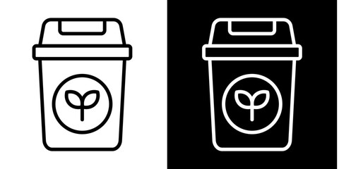 Recycling  Icon Set White Mix Style Collection