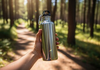 Sustainable lifestyle using reusable bottle