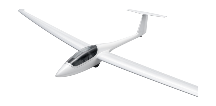 Sleek glider aircraft featuring a long wingspan for optimal training performance.