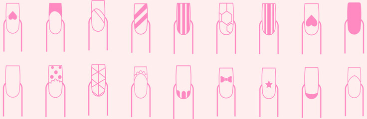 Pink Nail Art Designs Stylish Manicure Ideas Creative Nail Art Patterns Trendy Nail Designs Modern Nail Art Nail Polish