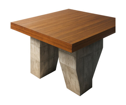 Gravity-based design featuring concrete foundations and a spacious deck.