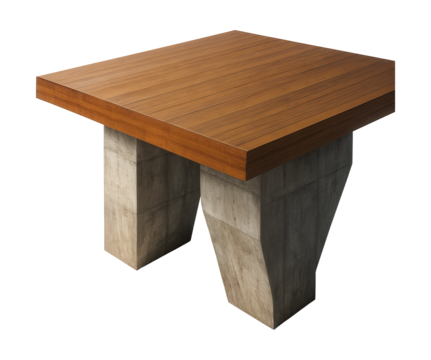 Gravity-based design featuring concrete foundations and a spacious deck.