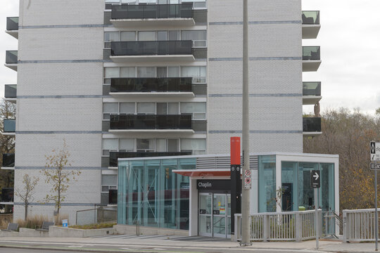 Chaplin LRT Station Second Entrance at 649 Eglinton Av W, Toronto