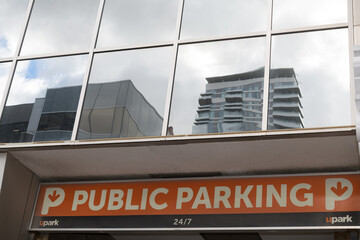 Fototapeta premium Upark at Dunfield and Eglinton Av E, Toronto