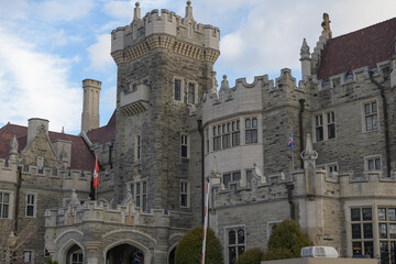 Fototapeta premium exterior of Casa Loma located at 1 Austin Terrace, Toronto