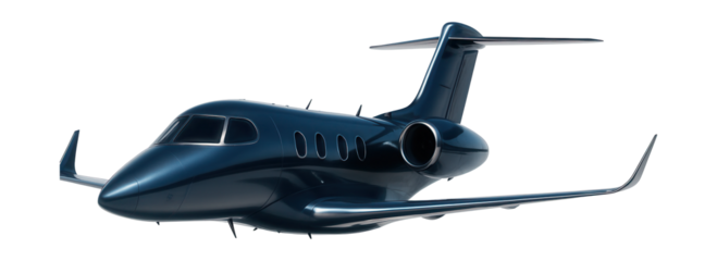 Stylish private aircraft featuring streamlined wings and dark oval windows.
