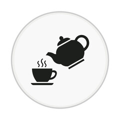 Tea Cup and Teapot Icon