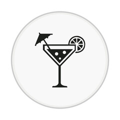 cocktail icon vector illustration