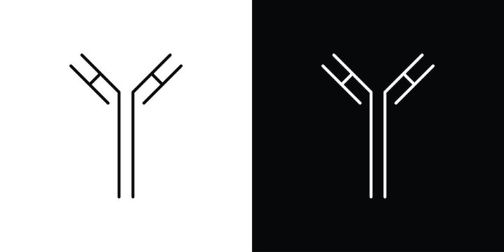 Antibody icons Vector Logo Template Illustration Design