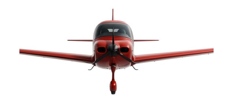 Low-wing plane featuring a bubble canopy and retractable landing gear.