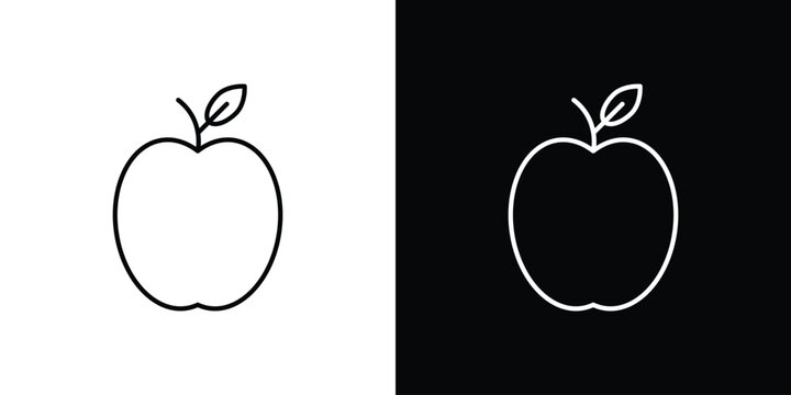 Apple icons Vector Logo Template Illustration Design