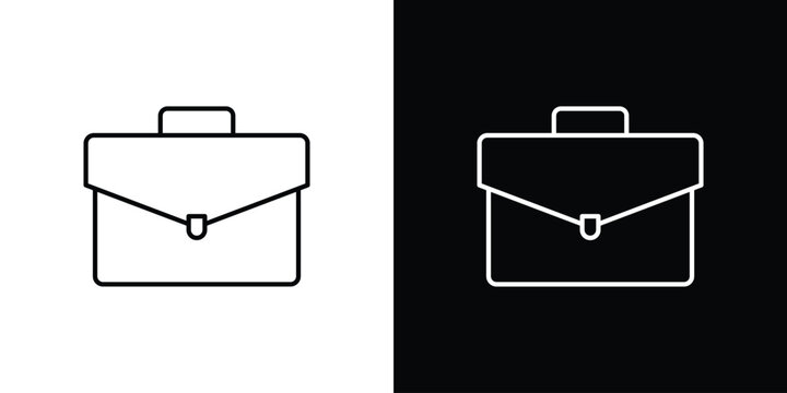 Briefcase icons Vector Logo Template Illustration Design