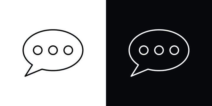 Comments icons Vector Logo Template Illustration Design