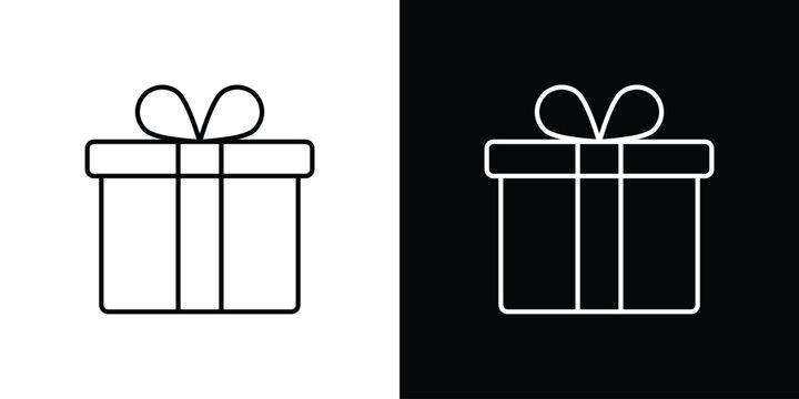 Gift box icons Vector Logo Template Illustration Design
