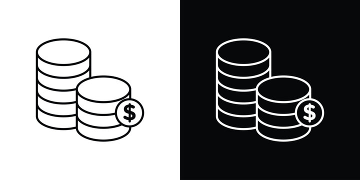 Money icons Vector Logo Template Illustration Design