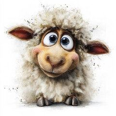 Quirky Sheep Clipart