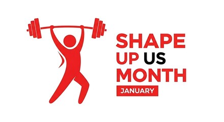Shape Up Us Month January fitness icon exercise weightlifting